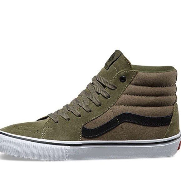 vans burnt olive